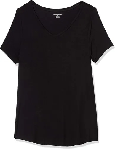 Vista 7 de Tienda Essentials Women's Relaxed-Fit Short-Sleeve V-Neck Tunic (Available in Plus Size), Multipacks