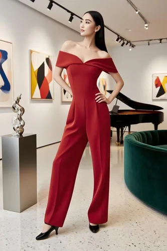 Vista 43 de DeftSharp Overol largo y elegante para mujer, sexy, para cóctel, fiesta, club, casual, para trabajo
