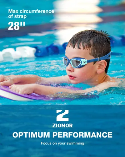 Vista 7 de ZIONOR Gafas de Natación para Niños, G1MINI SE Gafas de Natación Antivaho para Niño Niña 6-14
