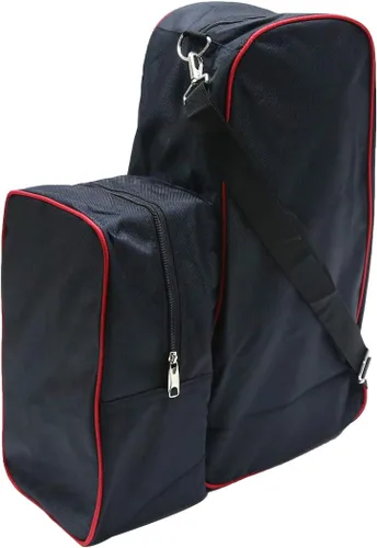 Vista 5 de Botas de equitación profesional Bolsa de transporte Bolsa ecuestre duradera impermeable con compartimento para casco