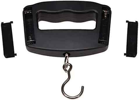 Vista 6 de Meichoon Báscula digital de equipaje de 110 libras110.2 lbs, mini báscula electrónica portátil con gancho de pesca, función de tara, pantalla LCD
