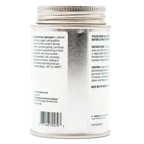 Vista 2 de AGS Soluciones Automotrices Lata con Cepillo Thread-Magic Lubricante Antiaferrante para Pernos y Tornillos, 4 onzas, Alta Temperatura, Lubricante