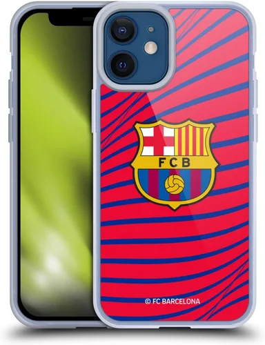 Vista 186 de Head Case Designs Funda de gel suave con licencia oficial del FC Barcelona Barca Crest Graphics [protección de grado militar] compatible con Apple