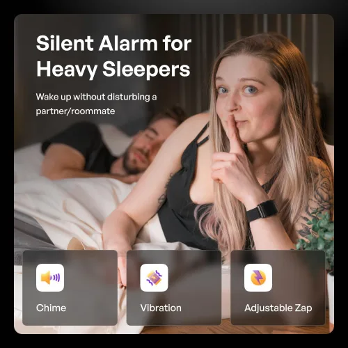Vista 3 de Pavlok 3 - Alarma silenciosa y entrenador portátil de atención plena para buenos hábitos - Mejora la atención plena, crea buenos hábitos - Rastrea