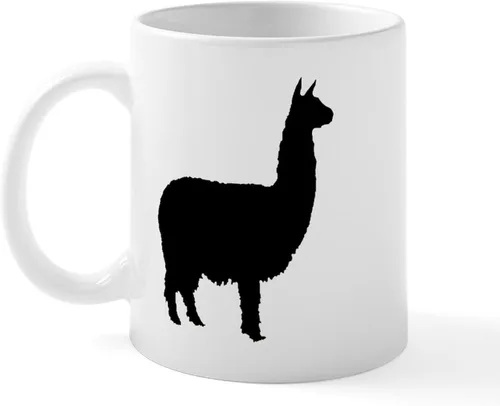 Vista 35 de CafePress A Is For Alpaca Taza de café de cerámica de 11 oz (11.0 fl oz)