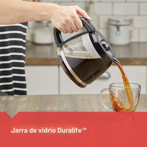 Vista 5 de BLACK+DECKER Cafetera de 5 tazas, DCM600B, color negro