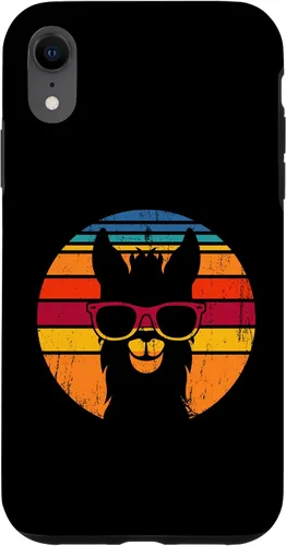 Vista 9 de iPhone 12 mini disfraz de alpaca vintage con llama divertida, funda de llama para amantes de las llamas