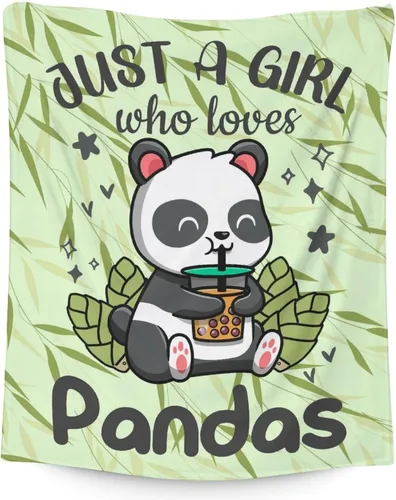 Vista 23 de Manta de panda para regalar – Manta de 30 x 40 pulgadas para niños – Mantas blancas de felpa suave para sofá, oficina