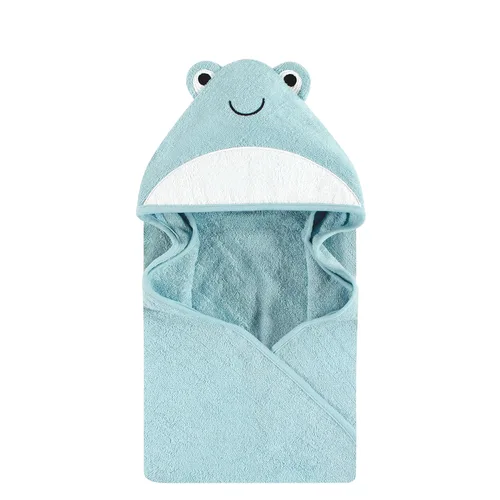 Vista 128 de Hudson Baby Toalla con capucha unisex de algodón con cara de animal para bebé, cocodrilo, talla única