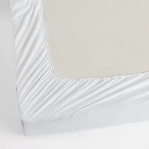 Vista 7 de YuHeGuoJi Funda de colchón de algodón impermeable, protector de colchón acolchado de algodón con superficie superior de rizo con bolsillo profundo