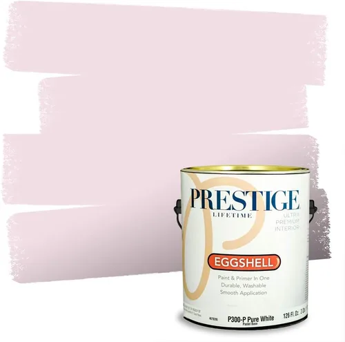 Vista 101 de Prestige Paints - Pintura exterior e imprimación en uno, 1 galón, plano, E500-P-A011GP