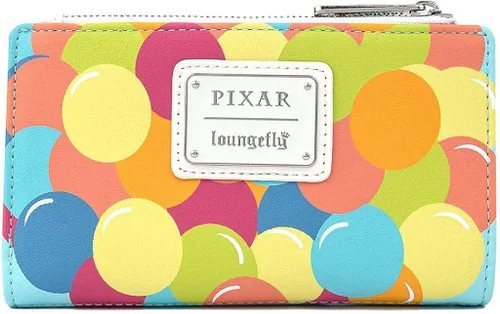 Vista 3 de Loungefly Disney UP Balloon House - Cartera de piel sintética con solapa Multi