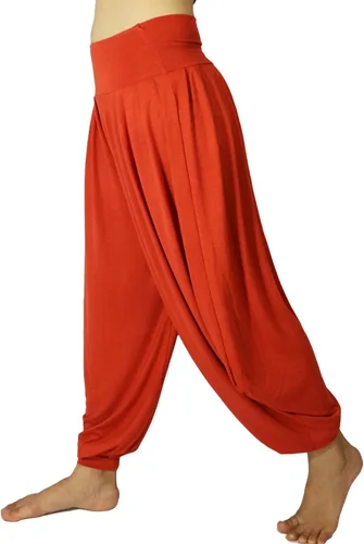 Vista 11 de Lovely Creations Pantalones holgados con cintura elástica y harem Aladdin para mujer