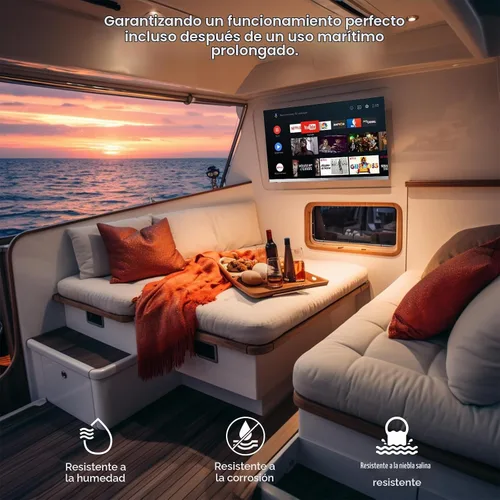 Vista 6 de SYLVOX TV de 12 voltios, televisor inteligente de 22 pulgadas con reproductor de DVD integrado, 1080P Google OS ATSC NTSC WiFi Bluetooth HDMI USB