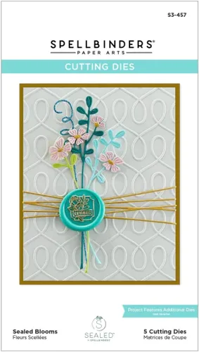 Vista 5 de Spellbinders Troqueles grabados con flores selladas S3-457 de The Sealed by Spellbinders Collection