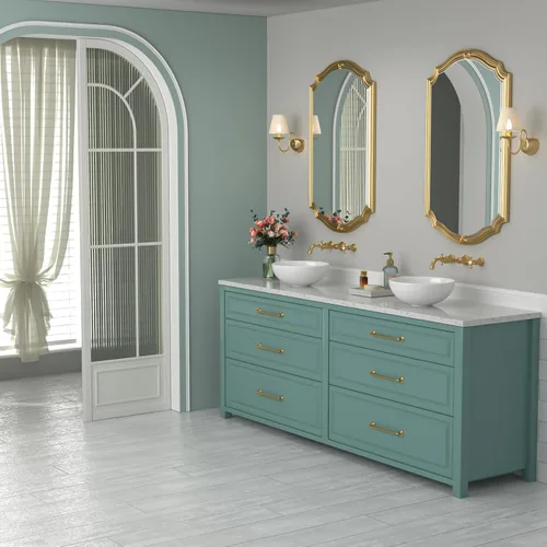 Vista 8 de Fregadero redondo de cerámica blanca de 13 pulgadas con forma ovalada de porcelana sobre mostrador, fregadero de arte moderno Beslend 13 Inch