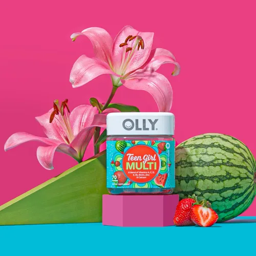 Vista 11 de OLLY - Gomita multivitamínica para adolescentes, apoyo para la piel saludable y el sistema inmunológico, 15 vitaminas esenciales, biotina, zinc