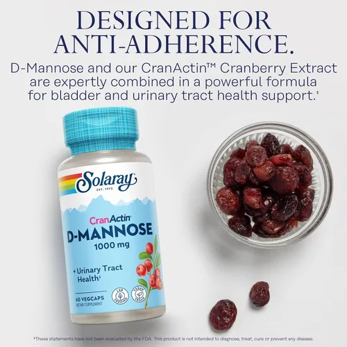 Vista 3 de Parent - Solaray D-Mannose con CranActin extracto de arándano 1000mg w/VIT C