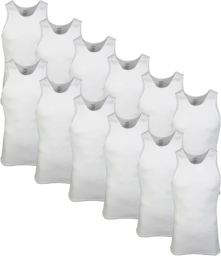 Vista 17 de Gildan - Camiseta sin mangas A-Shirt para hombre, paquete múltiple, estilo G1104