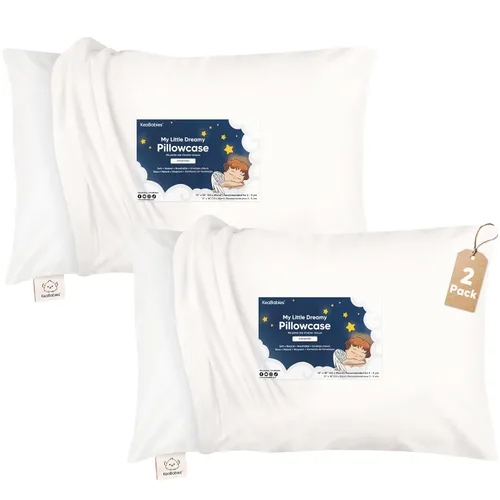Vista 30 de KeaBabies Funda de almohada para niños pequeños de 13 x 18 pulgadas, funda de almohada de algodón orgánico para niños, niñas, funda de algodón suave