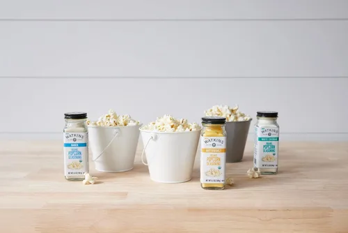 Vista 5 de Watkins Condimento orgánico gourmet de mantequilla y sal para palomitas de maíz, 5.3 onzas