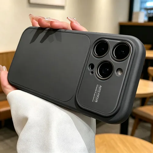 Vista 16 de Funda de silicona líquida para iPhone 17 Pro Max equipada con película protectora de lente, anticolisión suave al tacto y resistente a las manchas