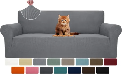 Vista 88 de MAXIJIN Funda elástica para silla con brazos, 1 pieza para sofá o silla de estar, funda antideslizante (31-46 pulgadas), protector de muebles que se