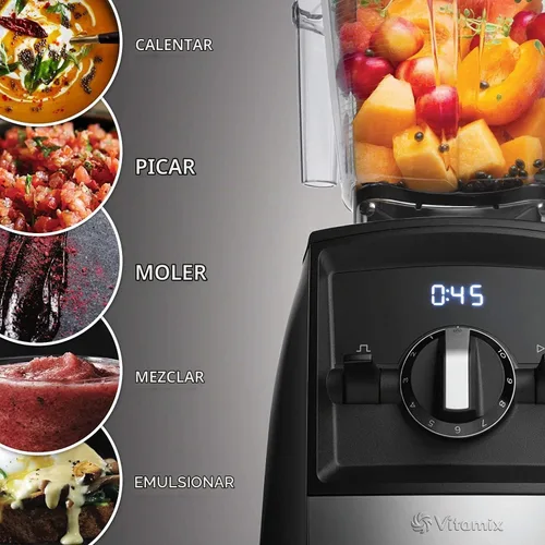 Vista 5 de Vitamix Licuadora de la serie A2300 Ascent, inteligente, de grado profesional, contenedor de bajo perfil de 64 oz, color blanco
