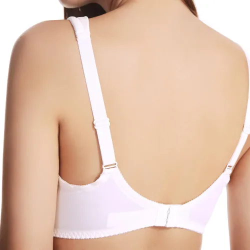 Vista 5 de Curve Muse Brasier de encaje con aros sin forro para mujer, talla grande, con correas de cojín, 2