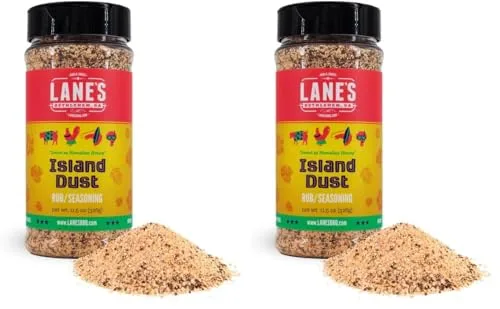 Vista 10 de Lane's Island Dust Rub Alaea - Sal de condimento de sal marina hawaiana, especia de sal roja hawaiana para mariscos y carne, fabricada en Estados