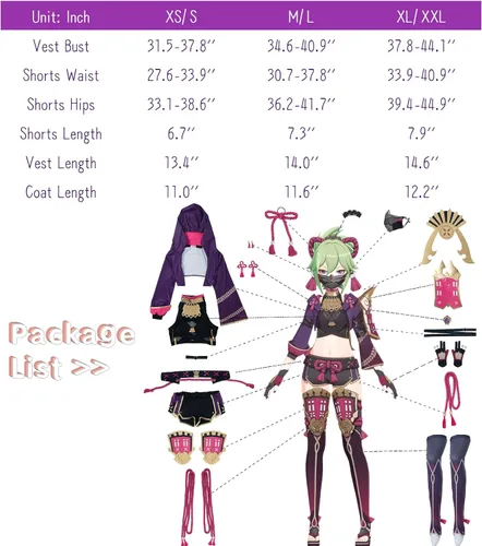 Vista 6 de NSPSTT Genshin Impact Cosplay - Disfraz de todos los personajes, juego completo, disfraz de Halloween para mujeres y hombres