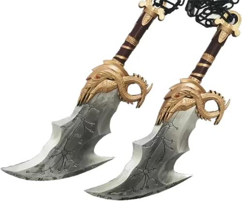 Vista 6 de Cuchillas medievales de 17 pulgadas totalmente mejoradas de la espada de espuma del caos para cosplay, réplica 1:1
