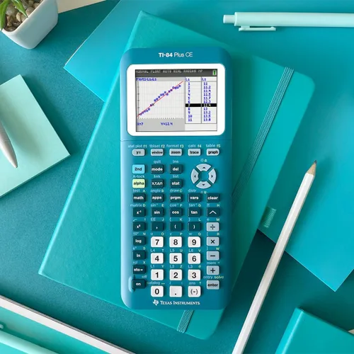 Vista 10 de Calculadora gráfica TI-84 Plus CE, Trinomio Verde Azulado Trinomial Teal
