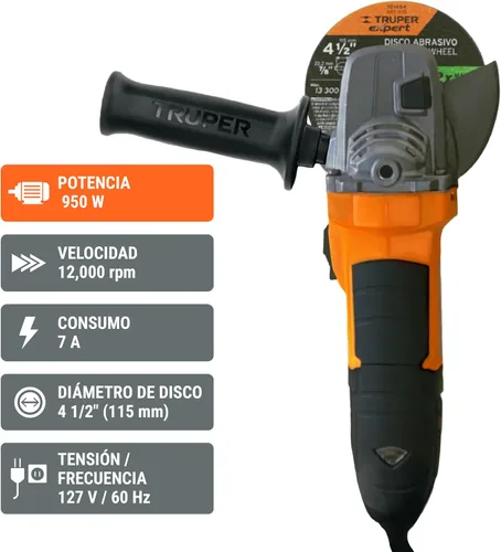 Vista 4 de Amoladora angular 4-1/2 ', ERGO-PRO, 900 W