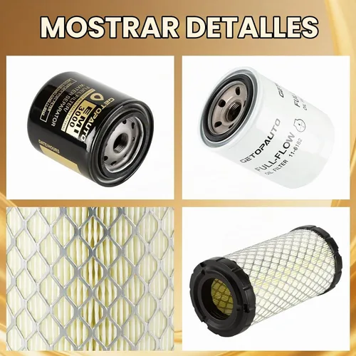 Vista 5 de GETOPAUTO 11-6182 11-9059 11-9342 Kit de mantenimiento del filtro de aire de combustible de aceite compatible con Thermo King Tripac APU o Evolution