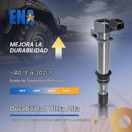 Vista 3 de ENA Juego de 8 bobinas de encendido para UF270 compatibles con Dodge Ram 1500 4.7 Jeep Mitsubishi Dakota Durango Commander Grand Cherokee Raider
