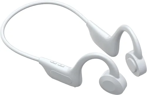 Vista 8 de Auriculares de conducción ósea, auriculares Bluetooth de oreja abierta con micrófono, auriculares deportivos resistentes al sudor, auriculares