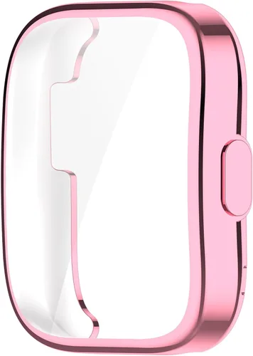 Vista 6 de Funda protectora compatible con Amazfit Bip 5 Smart Watch, funda de TPU suave y ultradelgada, protector de pantalla para reloj inteligente Amazfit