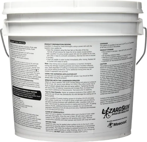 Vista 2 de LizardSkin LSCI-1GAL aislamiento de cerámica
