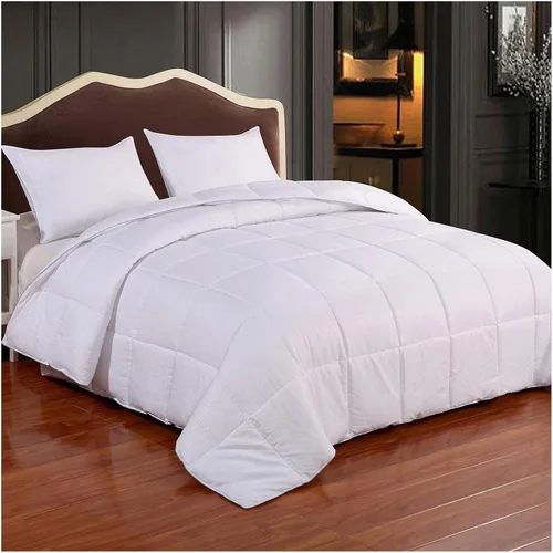 Vista 23 de Homelike Moment Edredón tamaño king - Inserto de edredón beige, alternativa al plumón, edredón ligero para cama king, ropa de cama ligera