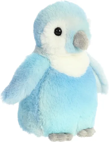 Vista 2 de Aurora® Adorable Mini Flopsie™ - Animal de peluche de pingüino bebé, facilidad lúdica, compañeros atemporales, arco iris, 8 pulgadas