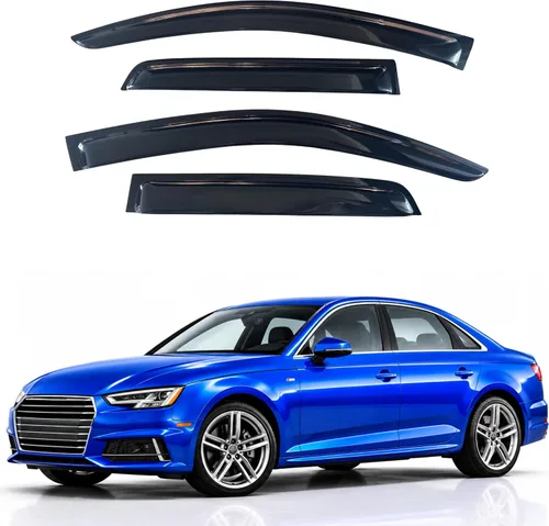 Vista 338 de Visera de ventana IG para Ford Focus Sedán y Hatchback 2012-2018, Protector de ventana lateral para lluvia y viento estilo Mugen, extra duradero