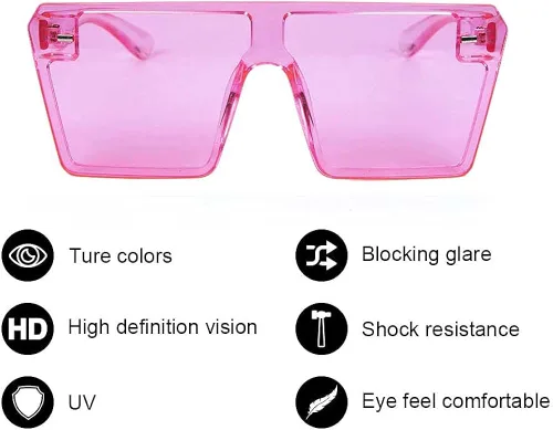 Vista 2 de JFOEIJG 2185 Rectángulo Gafas de Sol para Mujeres Retro Conducción Gafas Vintage Moda Cuadrado Marco UV400 Protección
