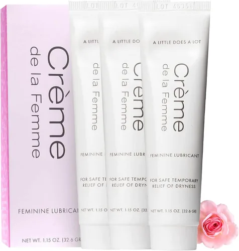 Vista 2 de Crema hidratante vaginal diaria Crème De La Femme para un alivio duradero de la sequedad femenina, libre de productos químicos y hormonas, sin
