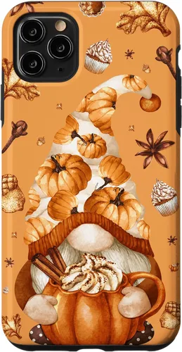 Vista 13 de Thanksgiving Gnome Love Pumpkin Spice Cute Fall Yall Pattern Case for iPhone 17