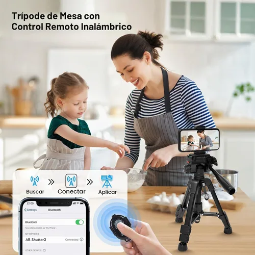 Vista 4 de Mini trípode para cámara,Trípode de cámara pequeño,Trípode pequeño