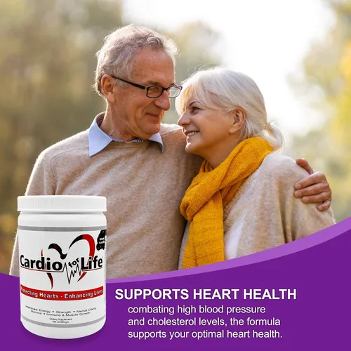 Vista 4 de CardioForLife - 16 oz. Polvo con AstraGin - Sabor a Uva