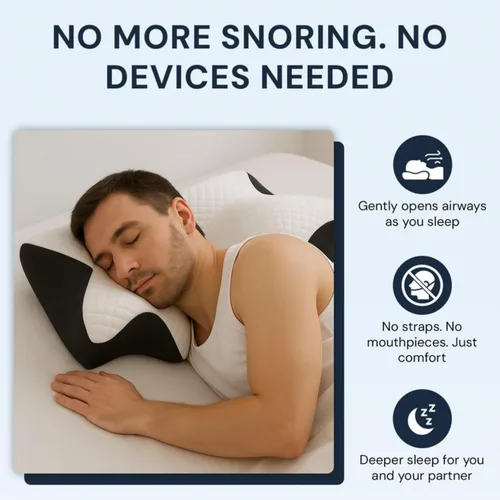 Vista 5 de Almohada cervical para dolor de cuello, almohada ortopédica para dolor de cuello y hombros, almohadas cervicales y cervicales para dormir de espalda