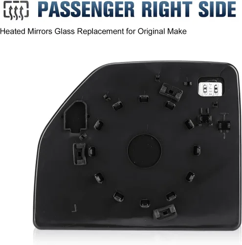 Vista 5 de Espejo calefactable para el lado izquierdo y del pasajero del conductor para Ford F150 Truck 2015-2020 para Ford F250 F350 Super Duty F450 F550