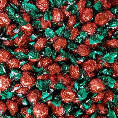Vista 3 de Candy Retailer Caramelo duro relleno de fresa Bon Bons 1 Lb